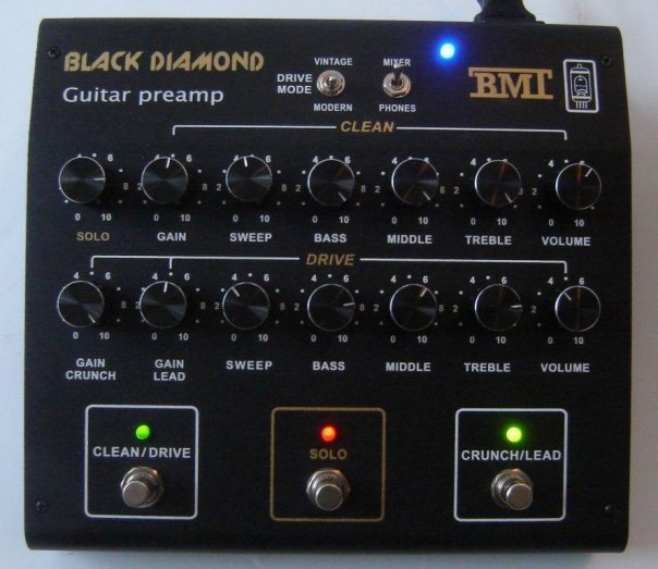 Обзор гитарного преампа BMT BLACK DIAMOND